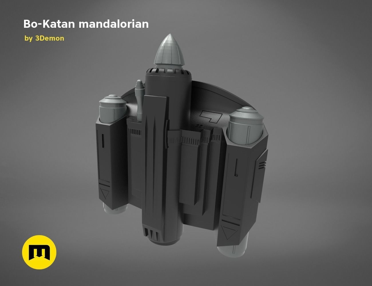 Bo-Katan Mandalorian Armor Set 3D print model_17