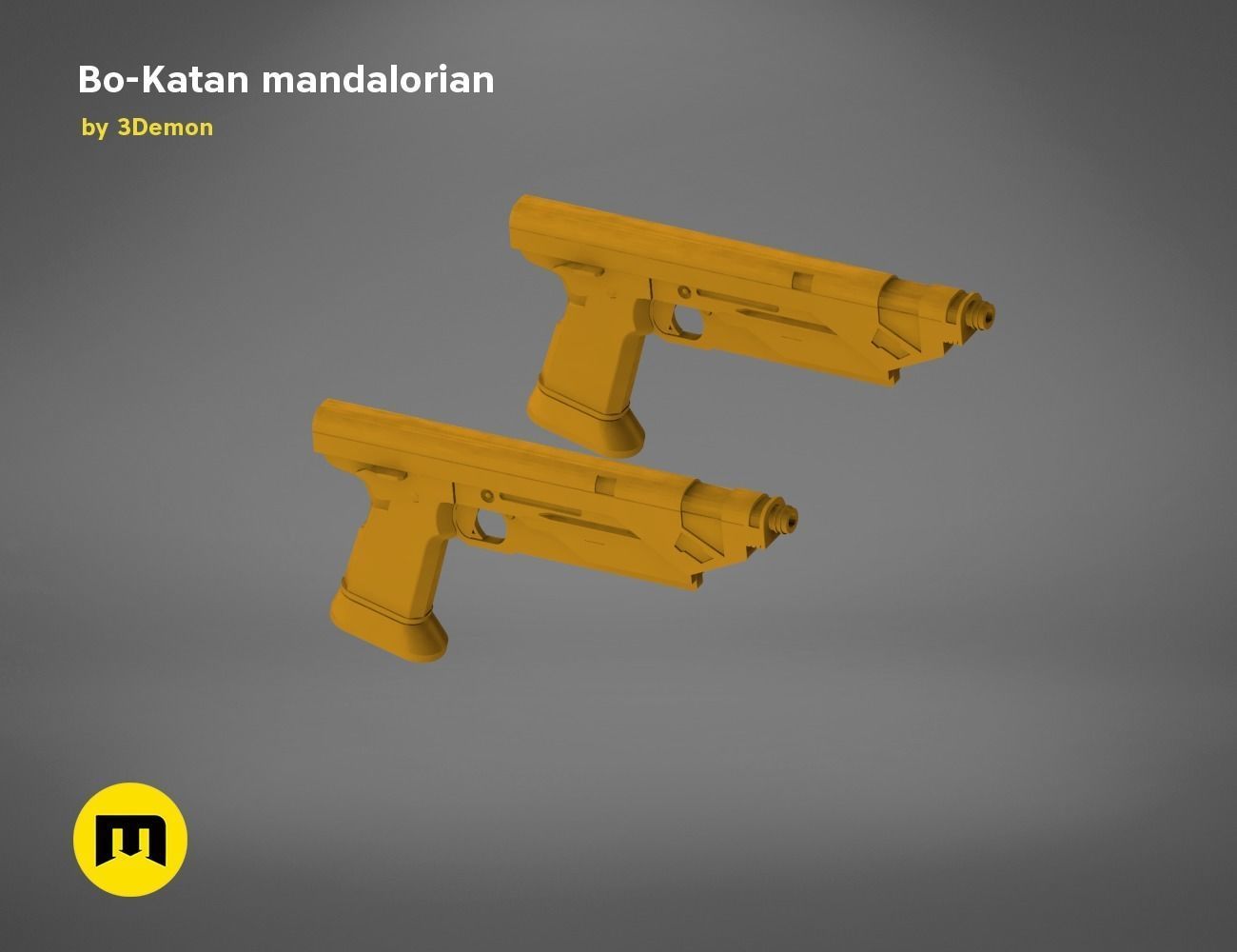 Bo-Katan Mandalorian Armor Set 3D print model_23