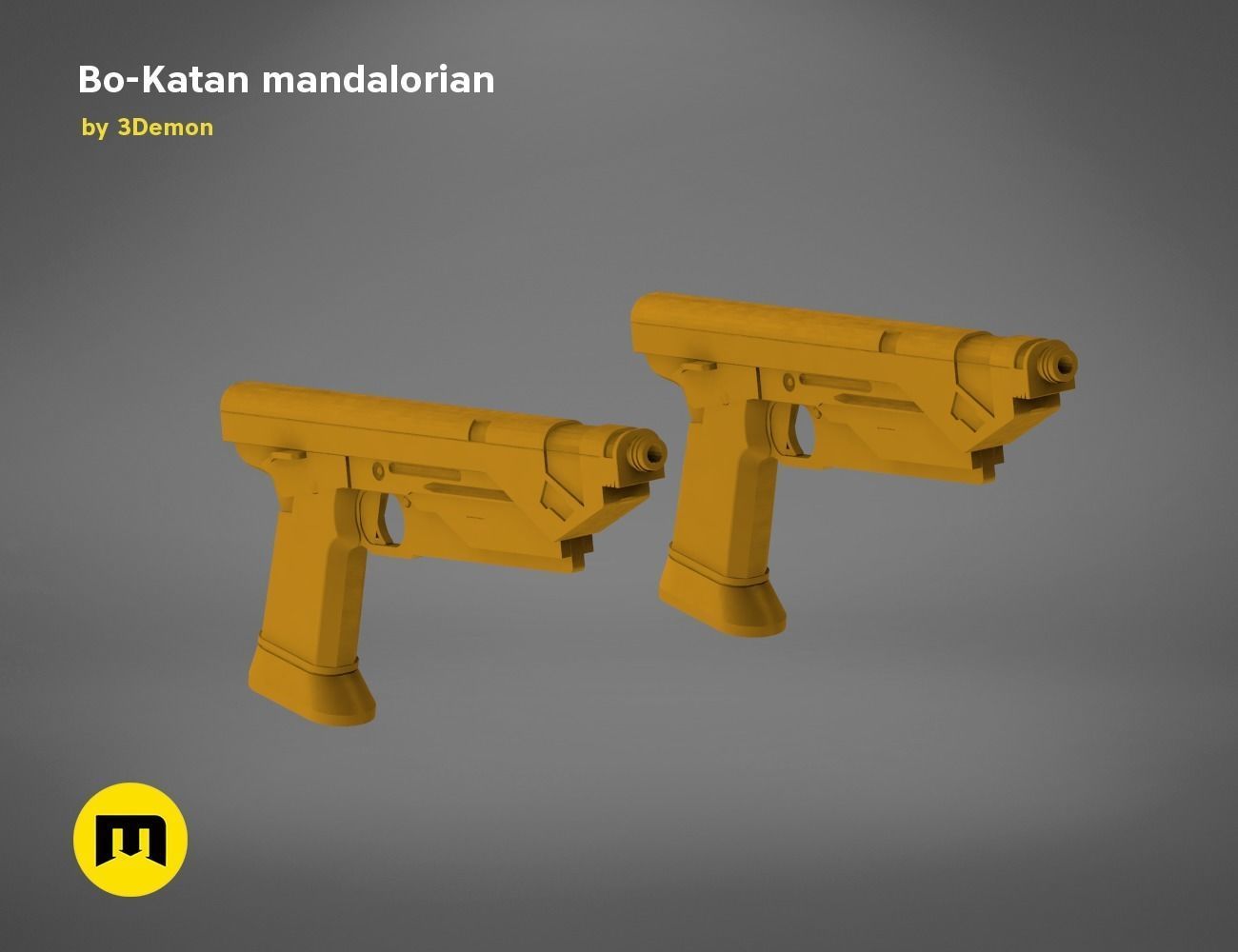 Bo-Katan Mandalorian Armor Set 3D print model_6