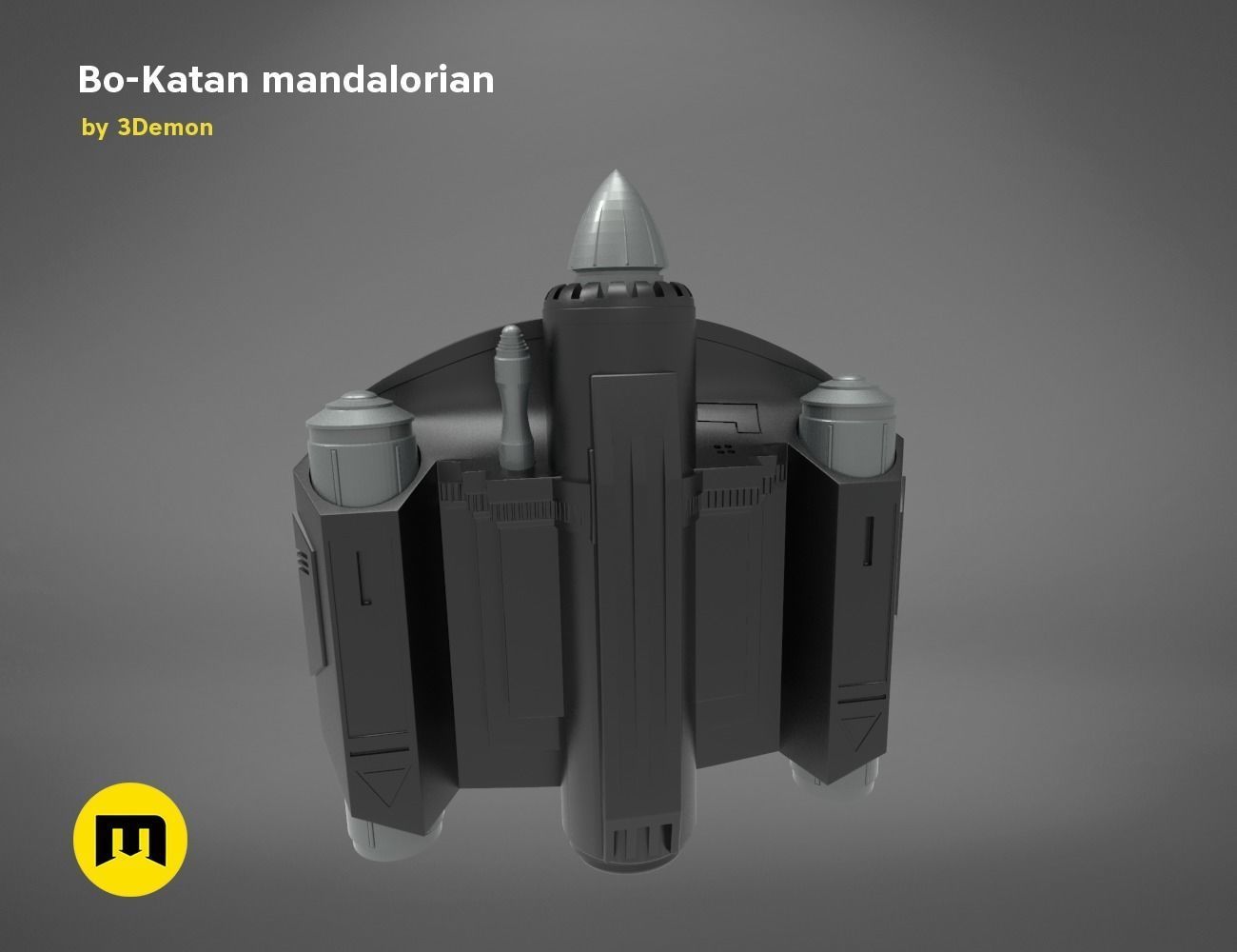 Bo-Katan Mandalorian Armor Set 3D print model_14