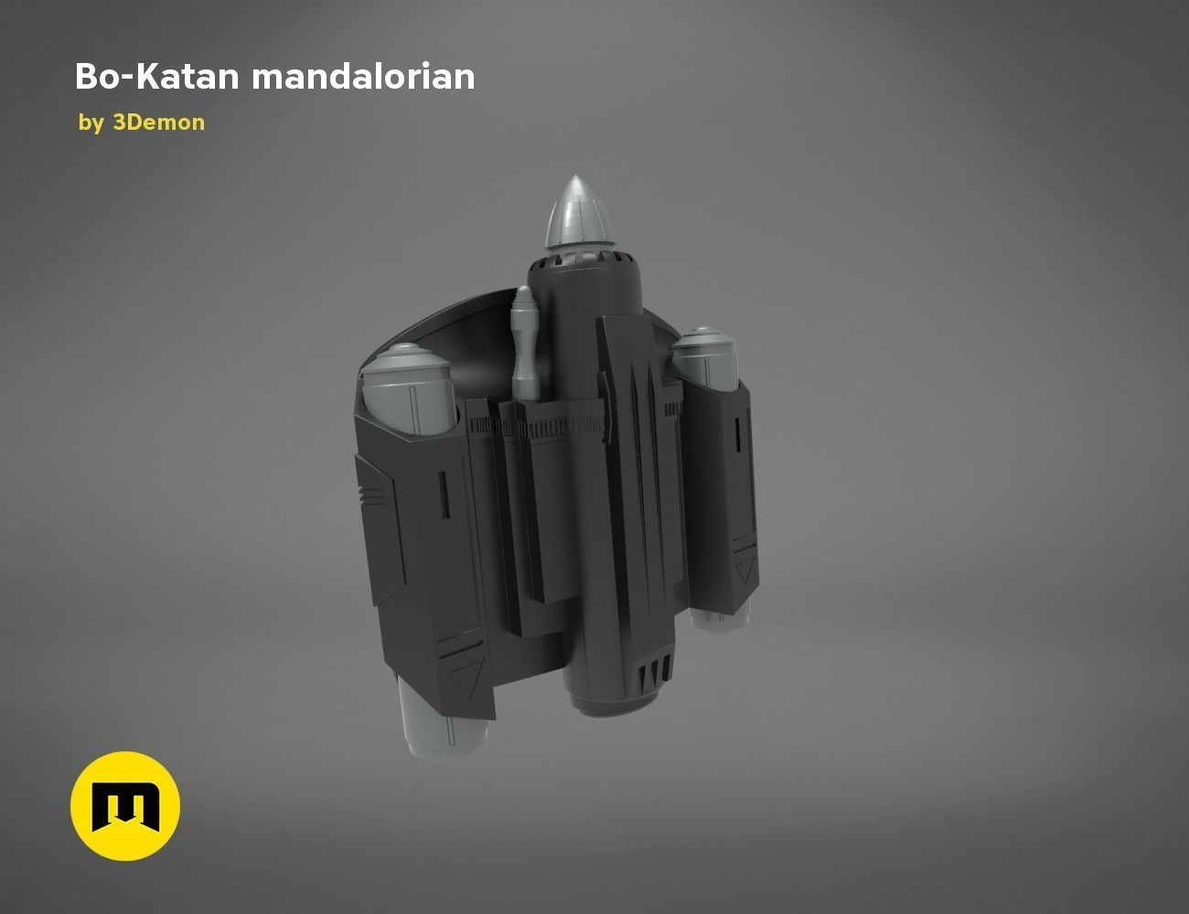 Bo-Katan Mandalorian Armor Set 3D print model_18