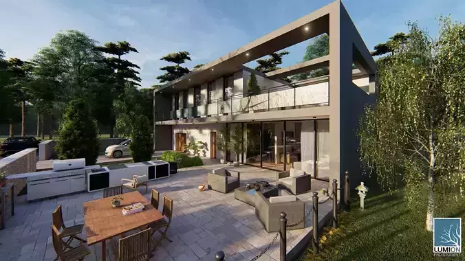 Minimalist modern house