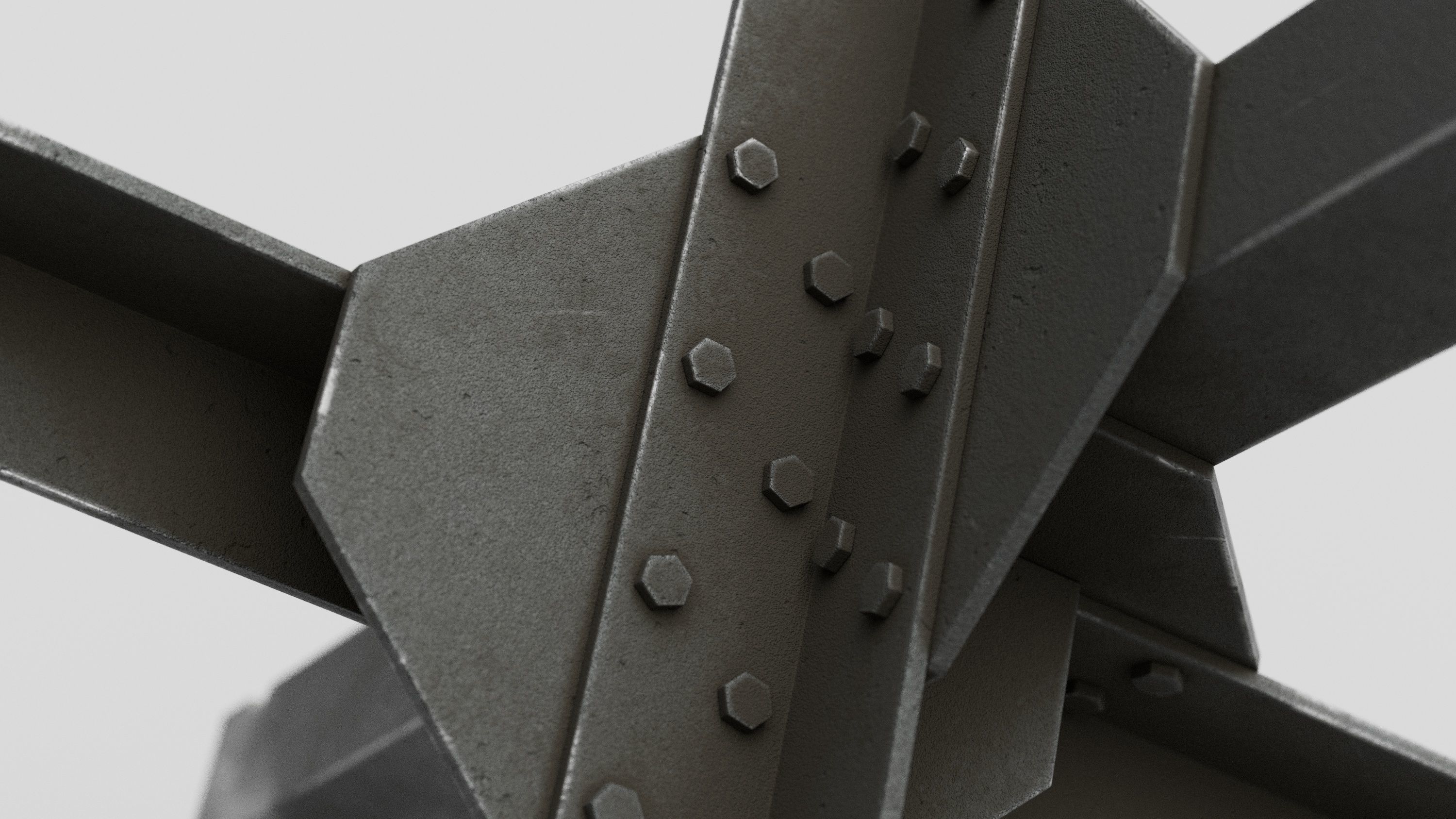 Czech Hedgehog Anti Tank Obstacle 3D 3D model | CGTrader