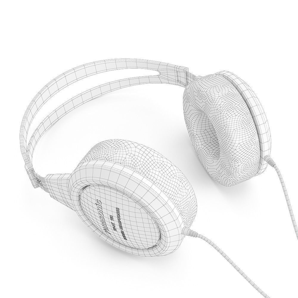 Panasonic Headphones 3D model_5