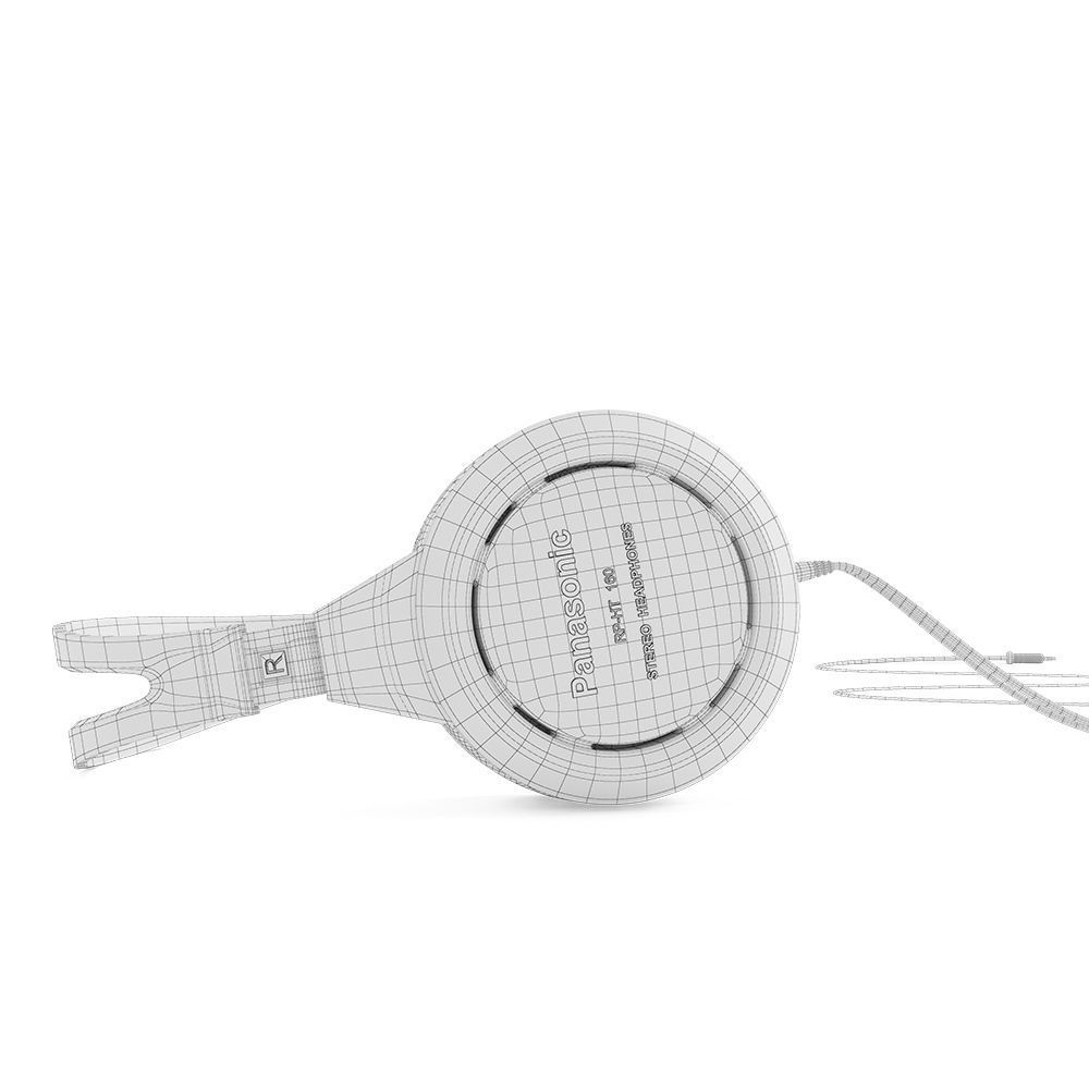 Panasonic Headphones 3D model_6