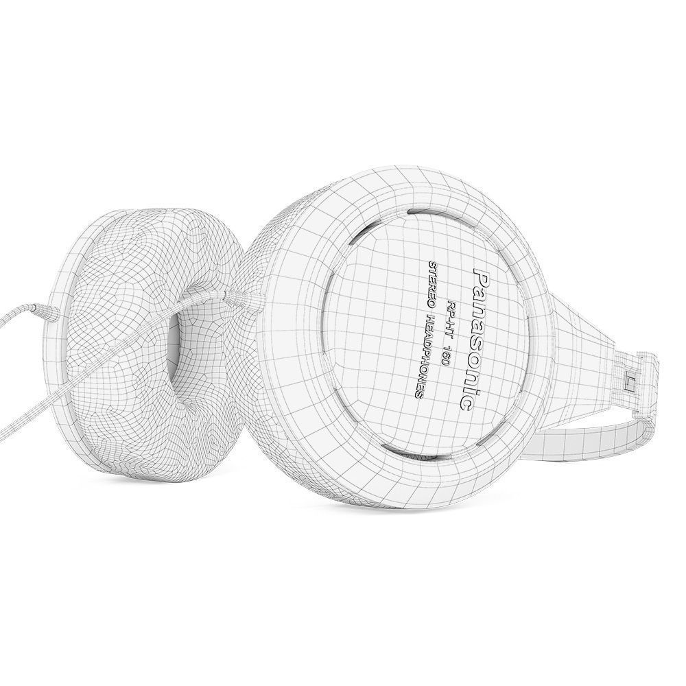 Panasonic Headphones 3D model_7