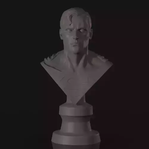Superman 3D Print bust of albert einstein