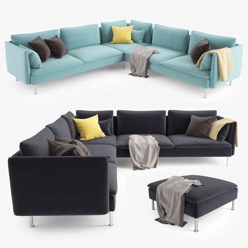 Sectional Sofa 01 3D model