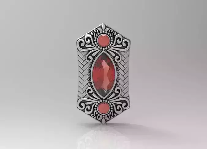 PENDANT BALI ORNAMENT STONE
