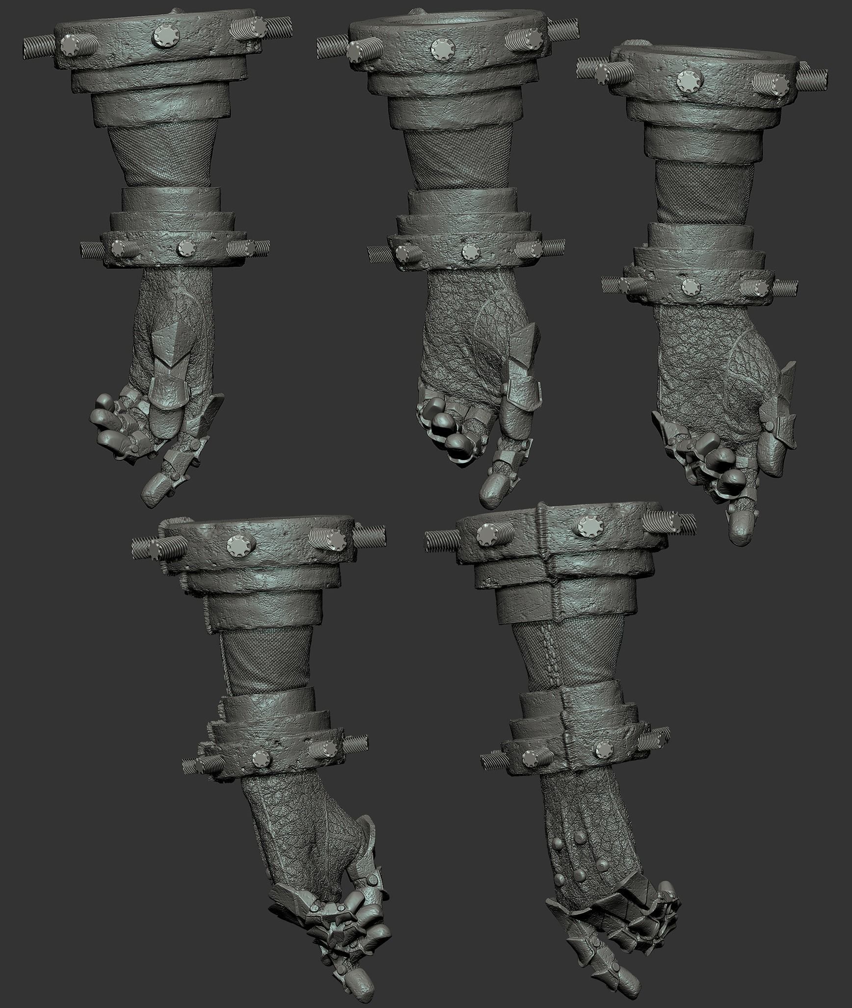 Cloud Strife from Final fantasy 7 remake 3D print model_5