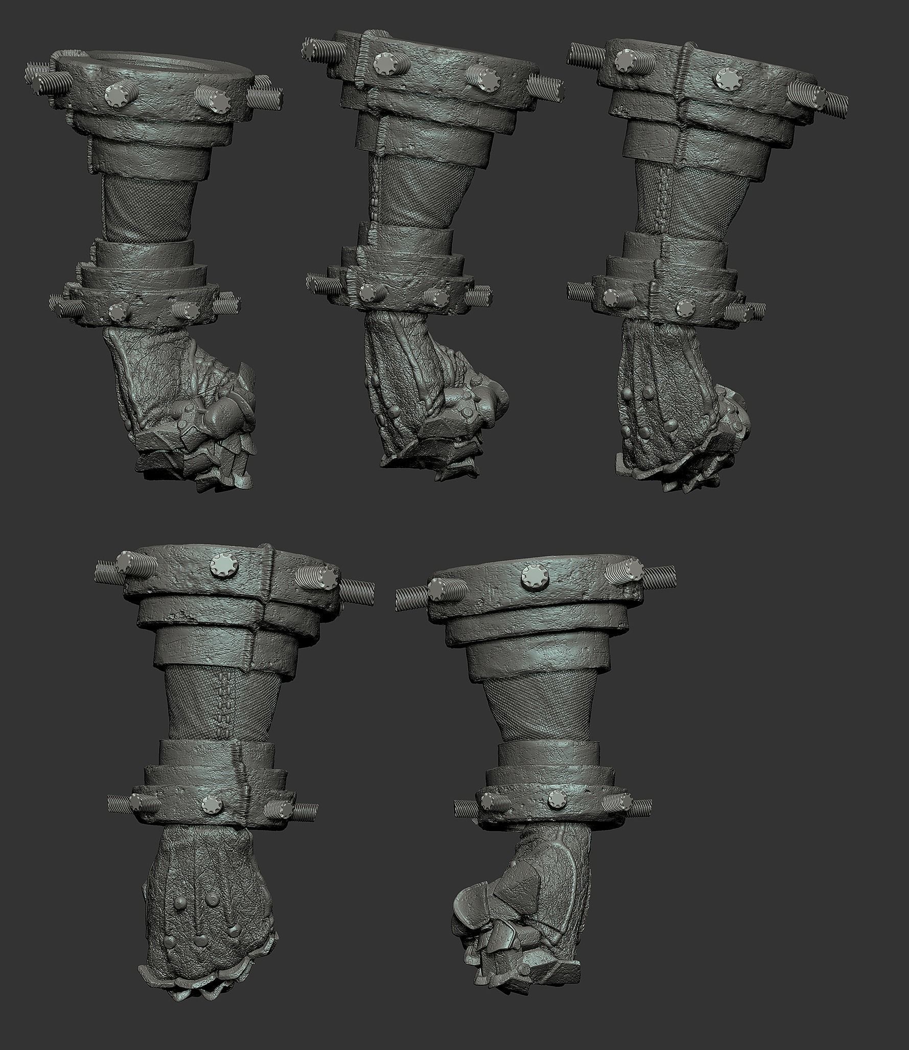 Cloud Strife from Final fantasy 7 remake 3D print model_6