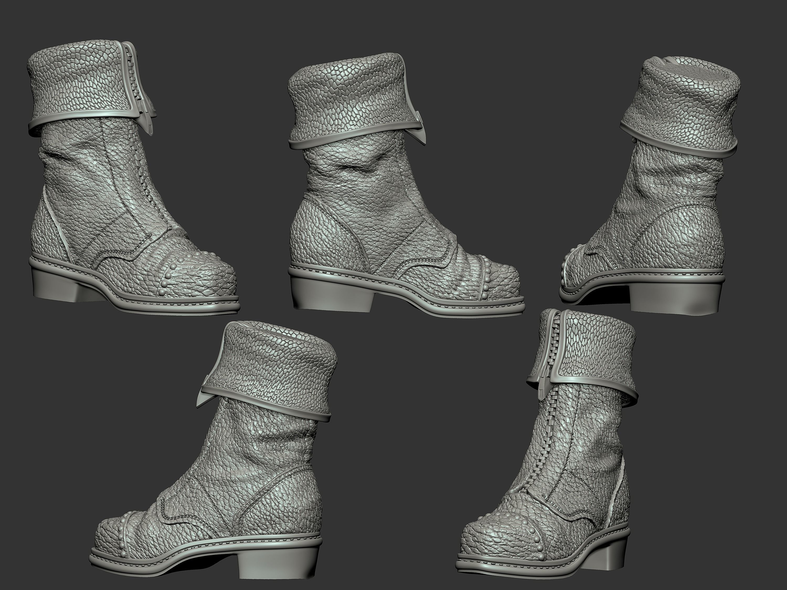 Cloud Strife from Final fantasy 7 remake 3D print model_8