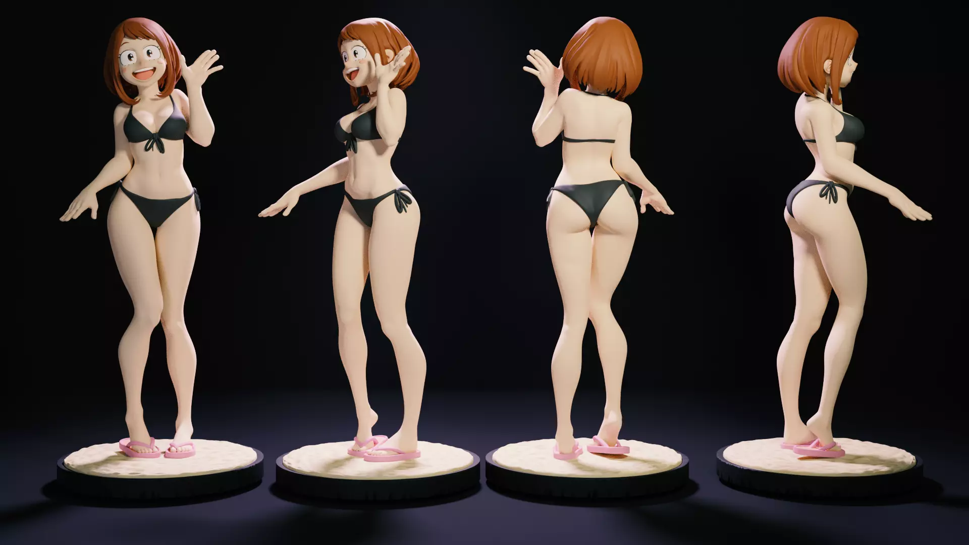Ochako Uraraka from My Hero Academy 3D print model_0