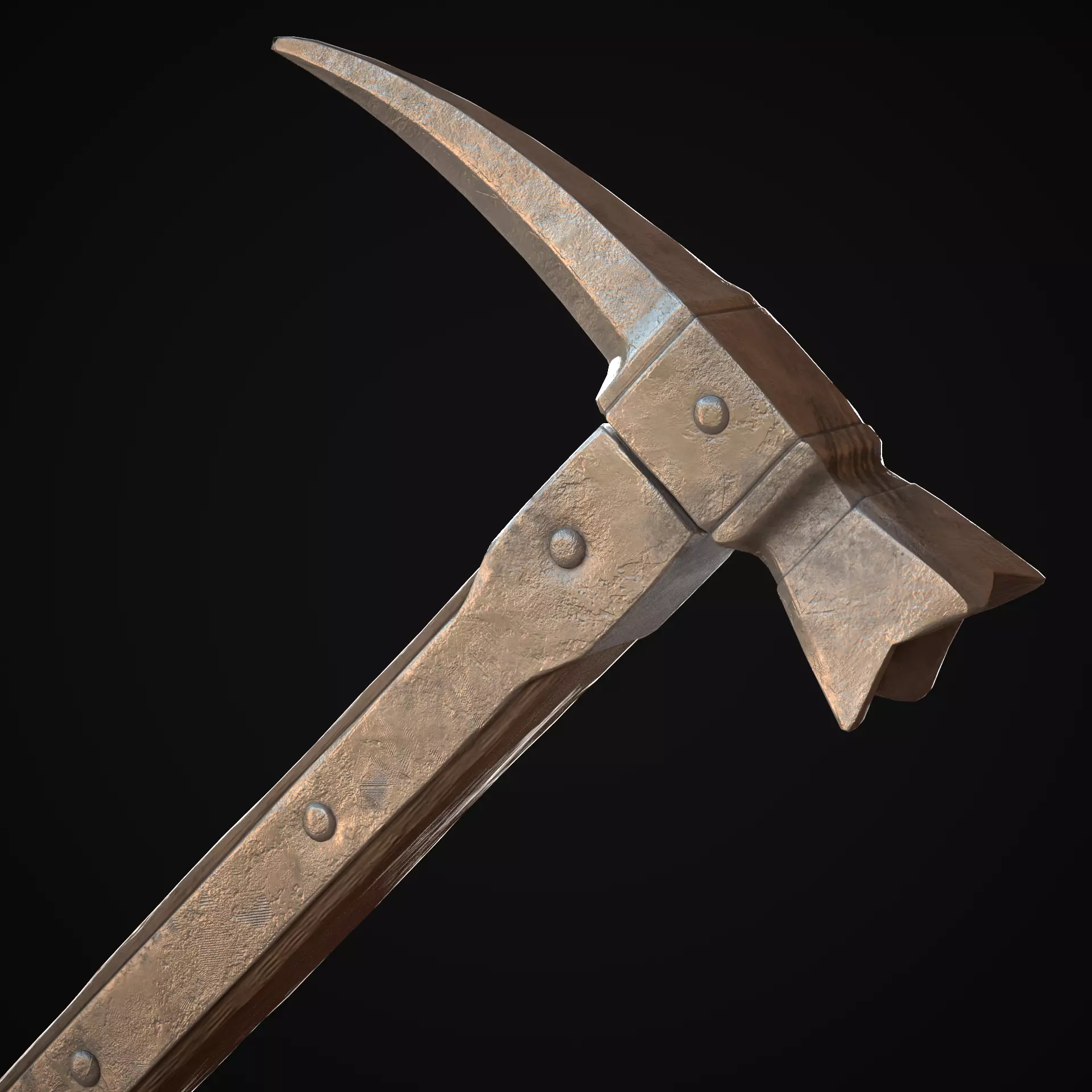 Medieval Warhammer Free low-poly 3D model