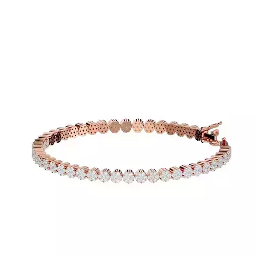 Women bracelet 3dm stl render detail