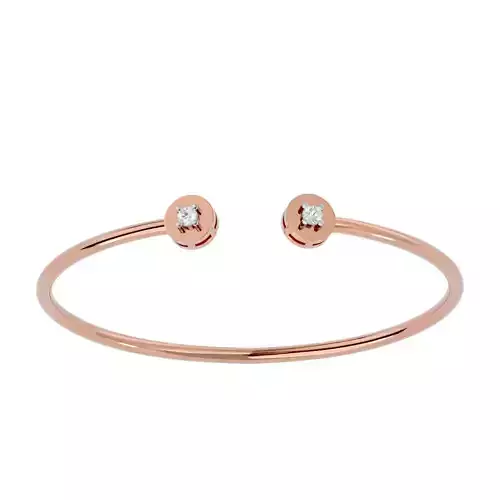 Women bracelet 3dm stl render detail