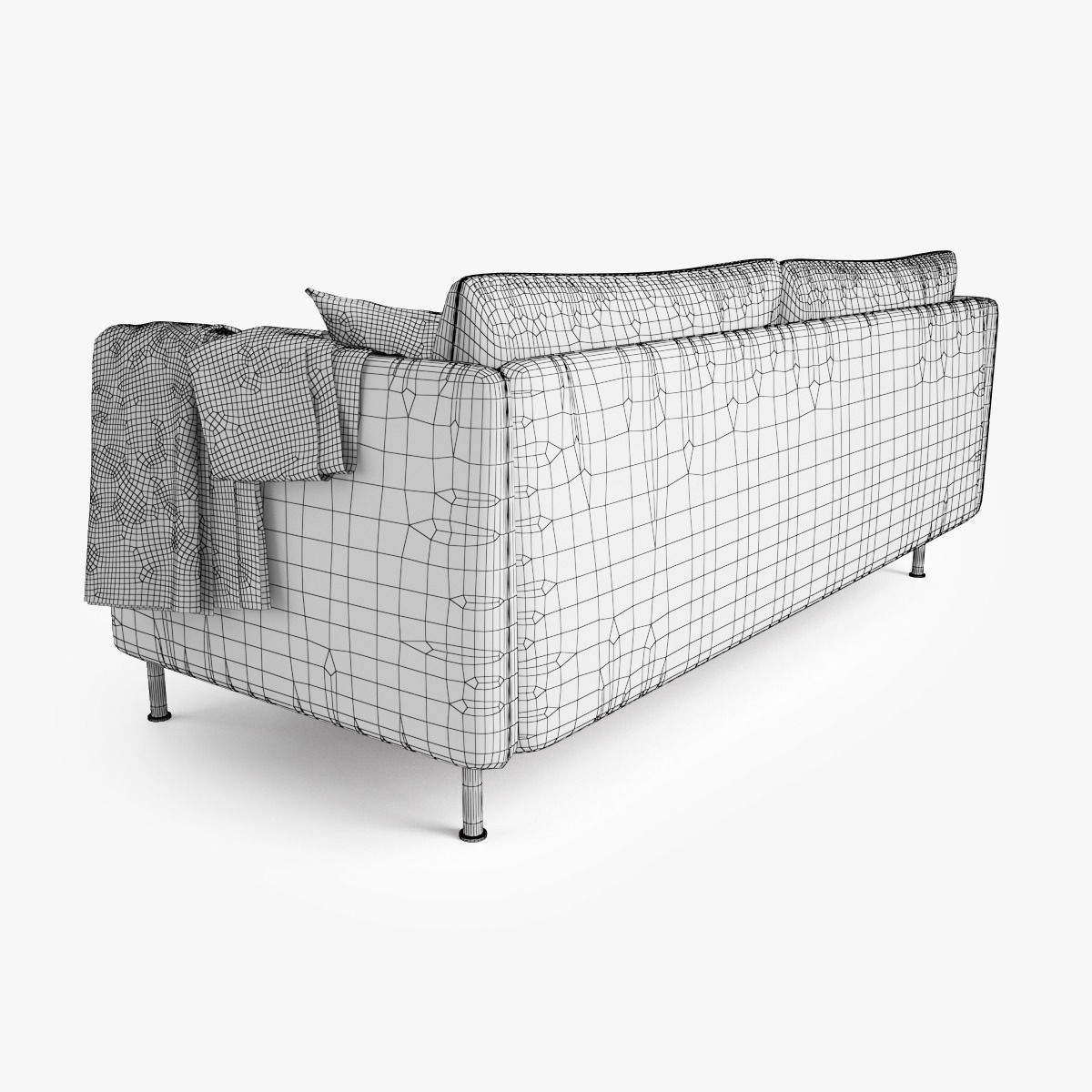 Sofa with pillows 3D model_13