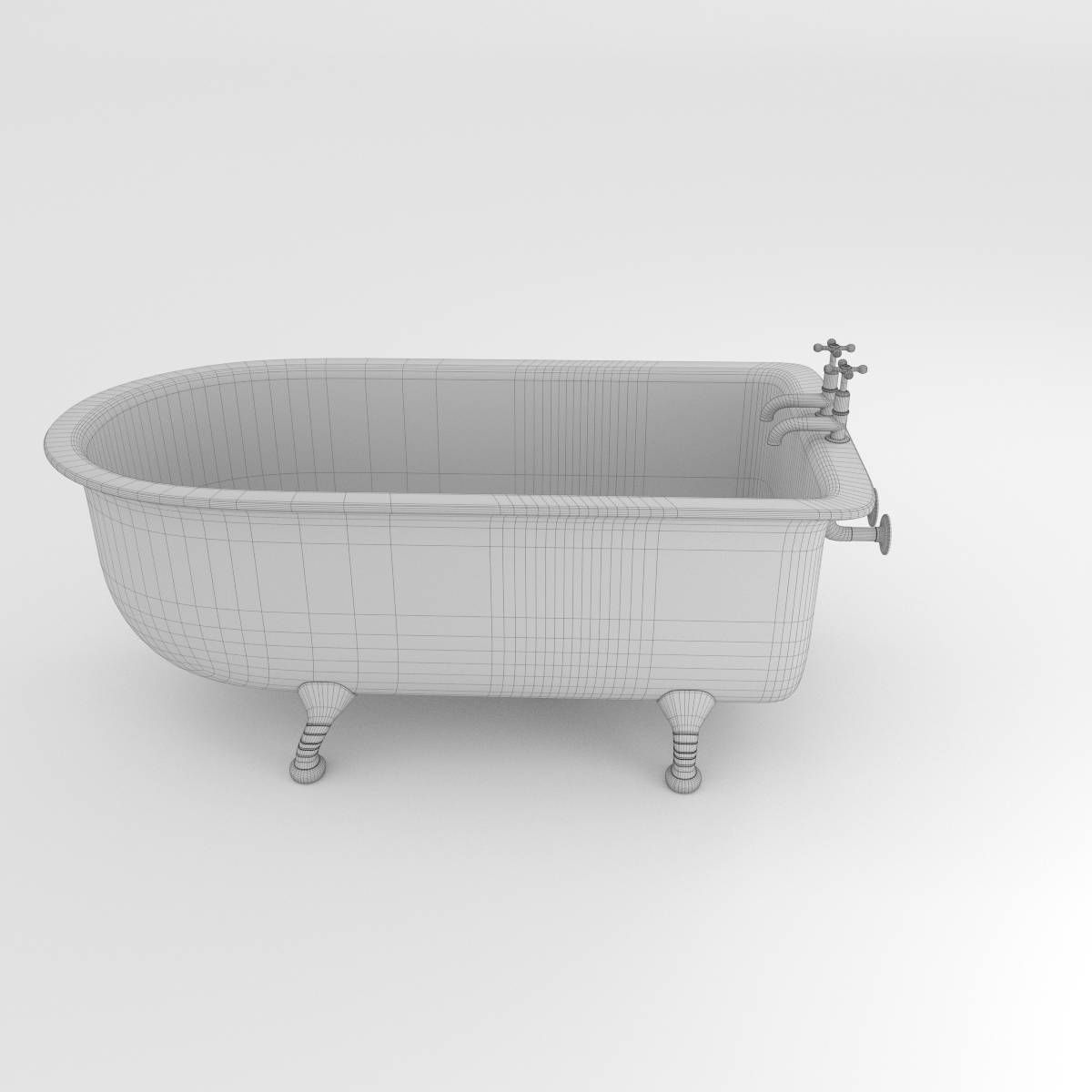 Dirty Bath 3D model_7