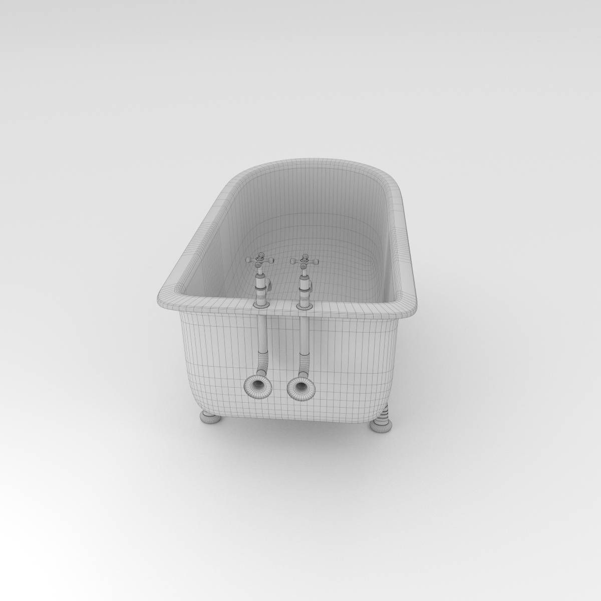Dirty Bath 3D model_6