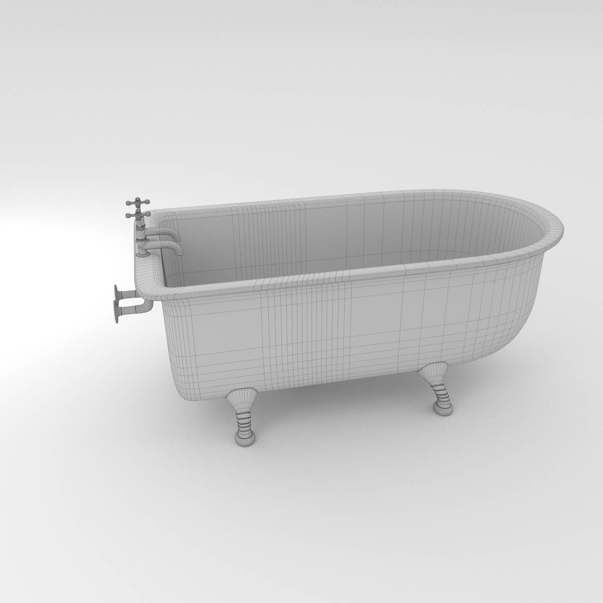 Dirty Bath 3D model_8