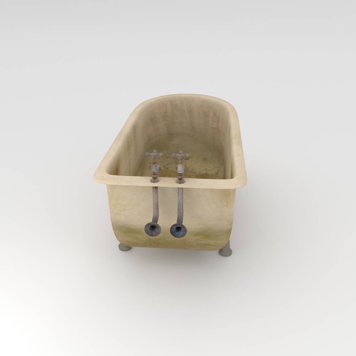 Dirty Bath 3D model_1