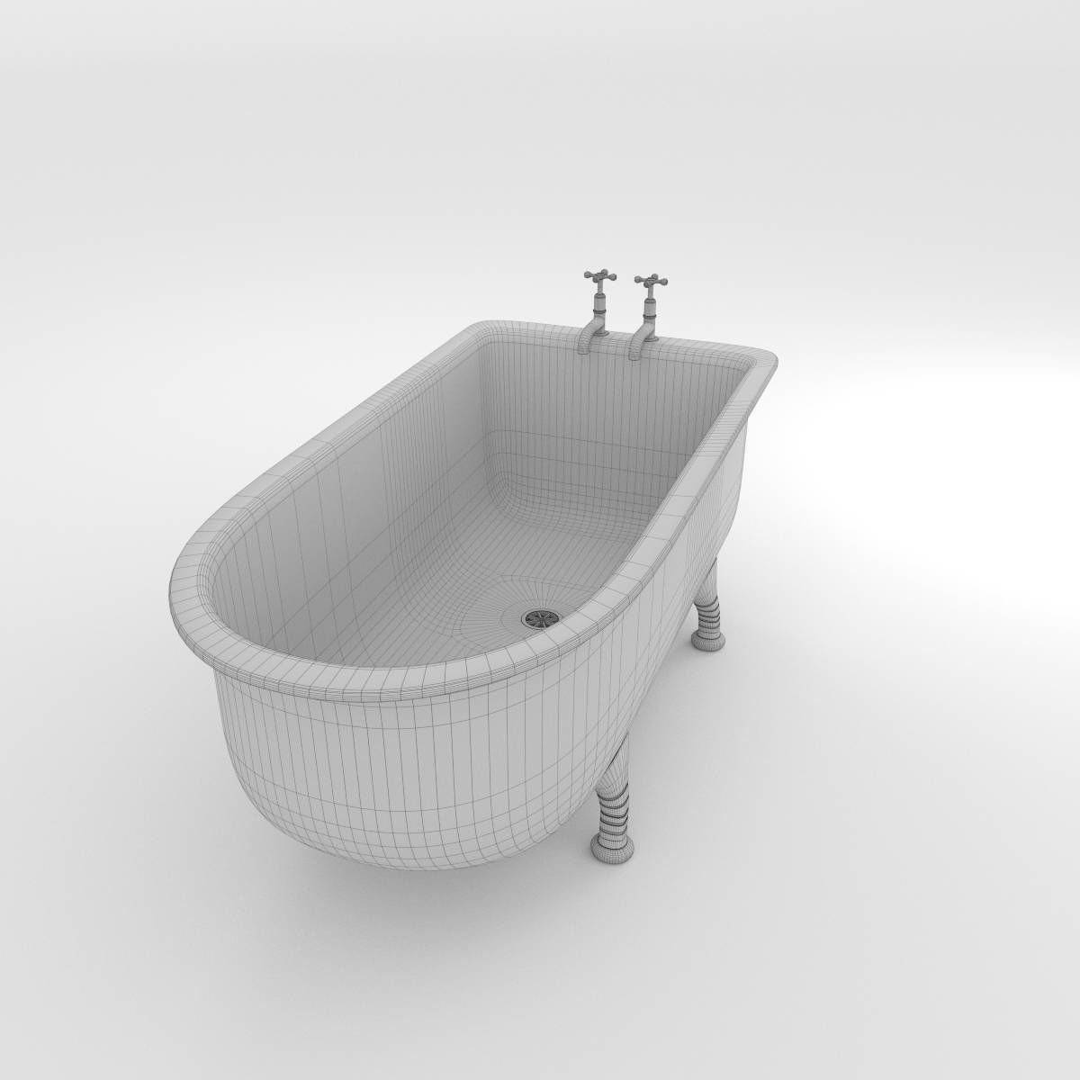 Dirty Bath 3D model_5