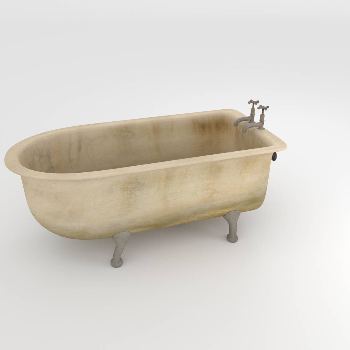 Dirty Bath 3D model_3