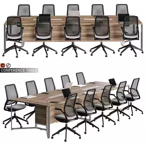 conference table 13 3D model