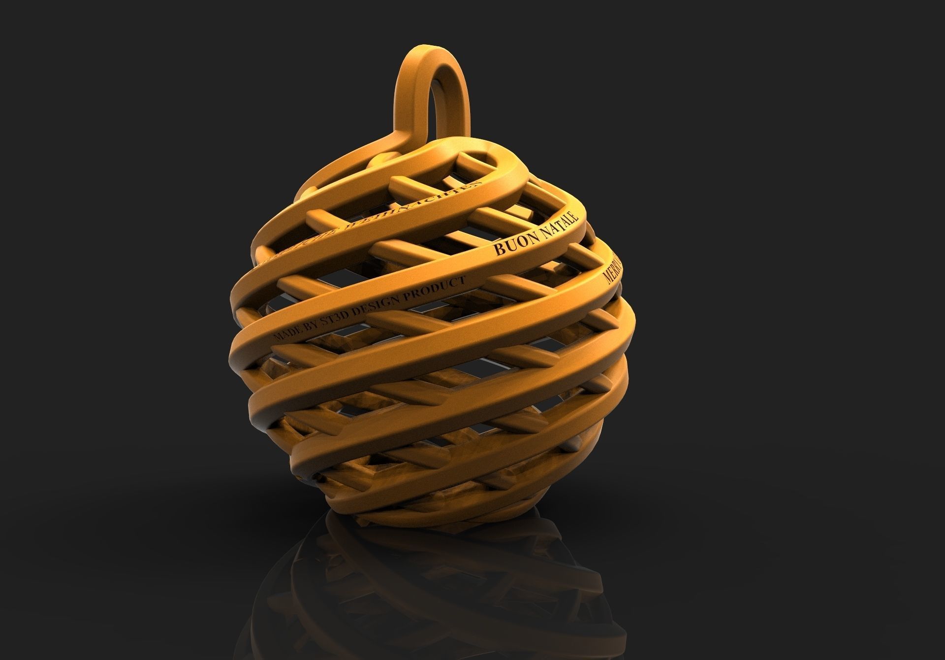 Christmas decoration for tree 3D print model_2