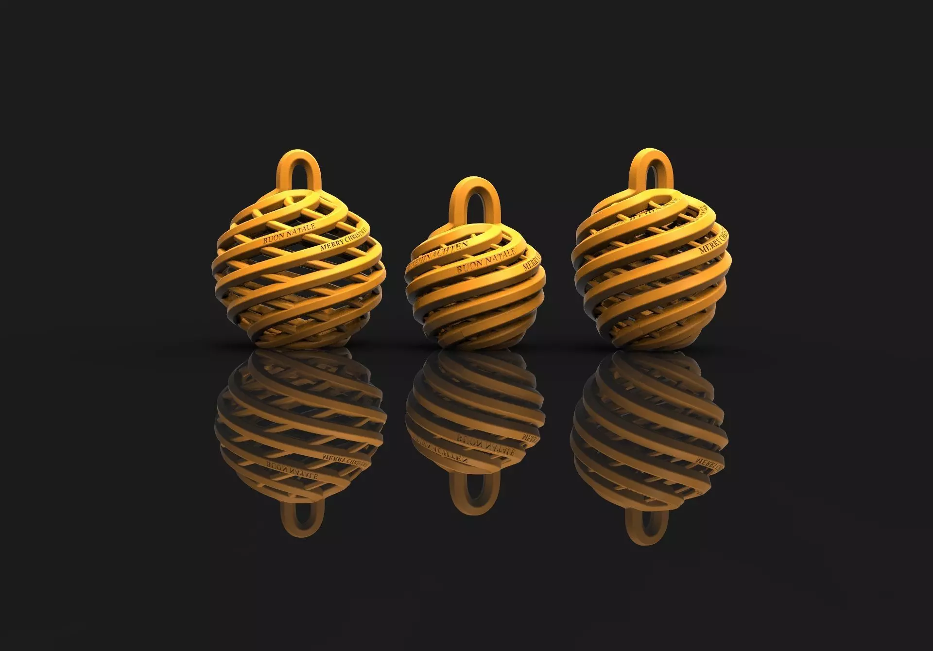 Christmas decoration for tree 3D print model_0