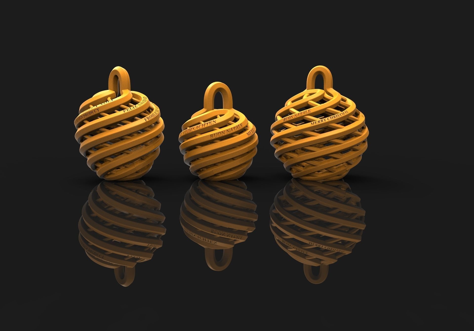Christmas decoration for tree 3D print model_8