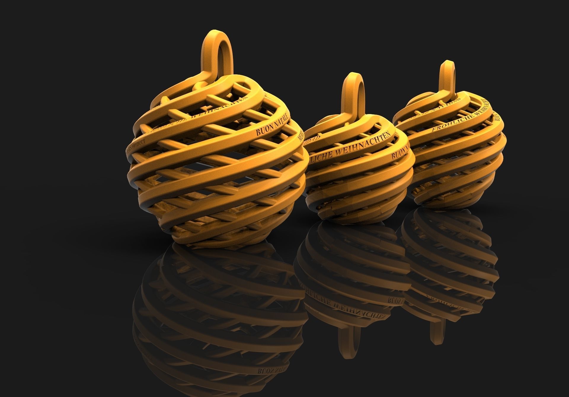 Christmas decoration for tree 3D print model_5