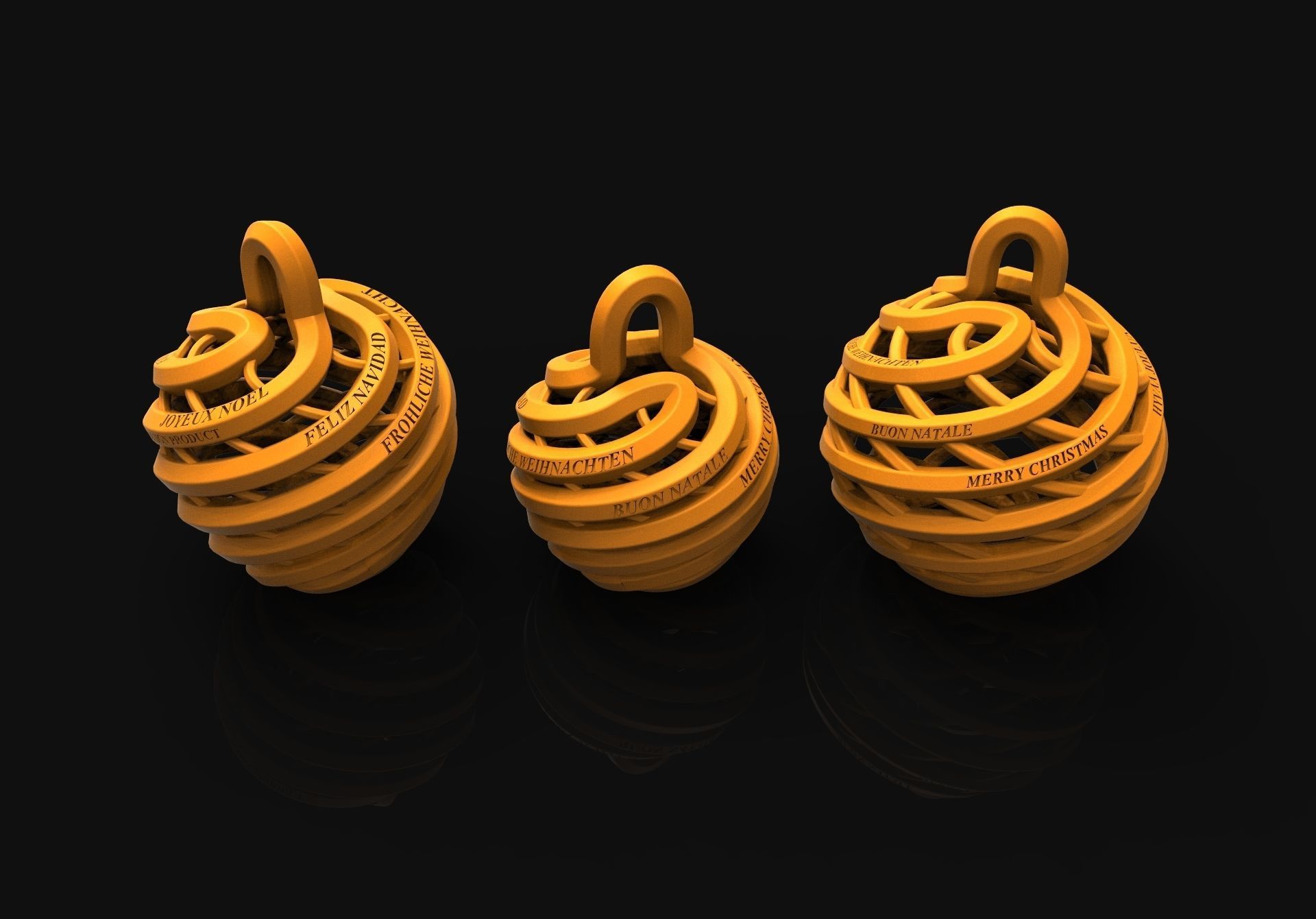 Christmas decoration for tree 3D print model_6