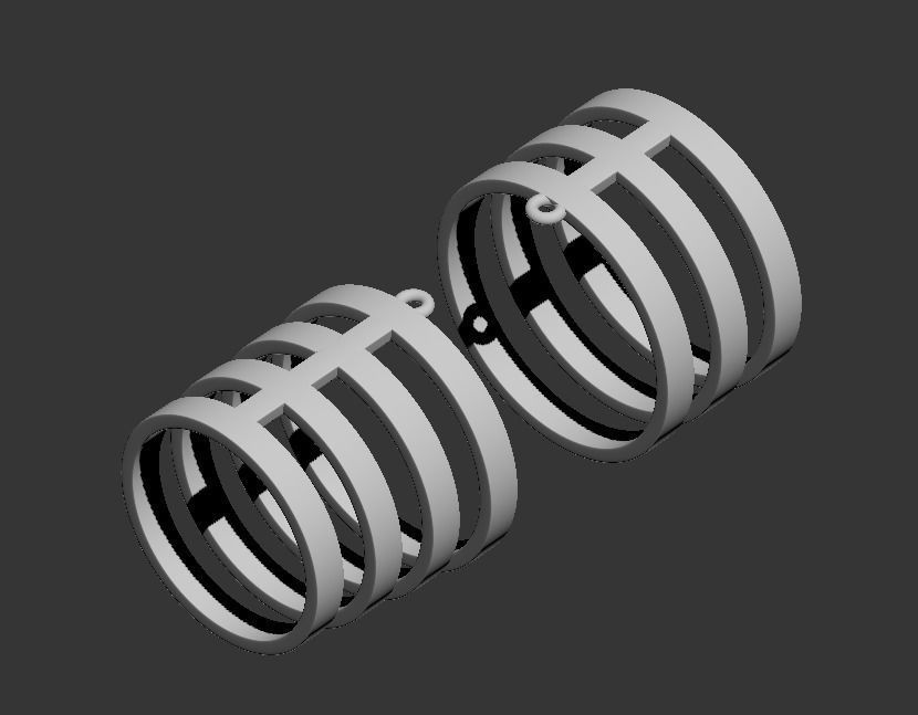 111114 R two phalanges simple ring 3D print model_8