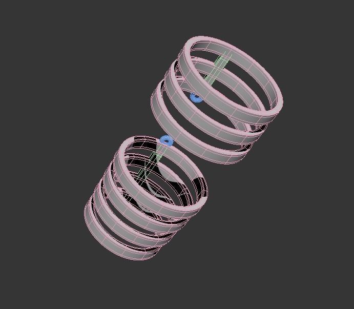 111114 R two phalanges simple ring 3D print model_16