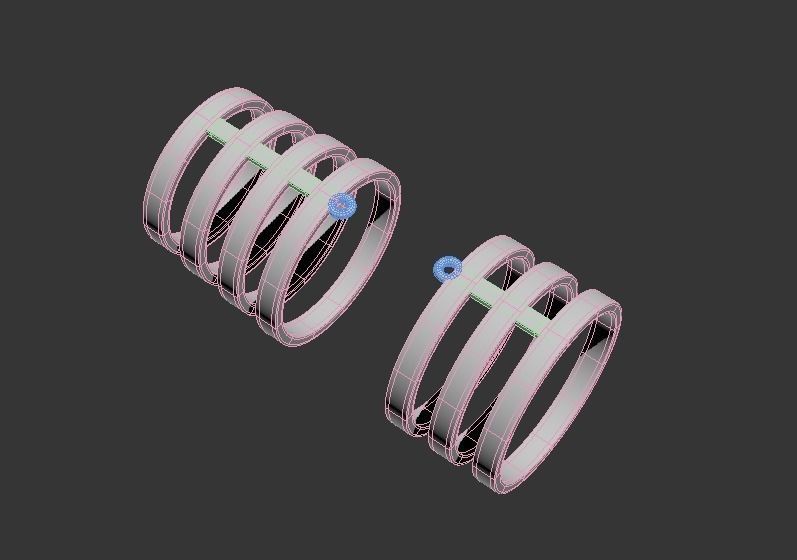 111114 R two phalanges simple ring 3D print model_17
