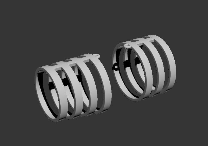 111114 R two phalanges simple ring 3D print model_19