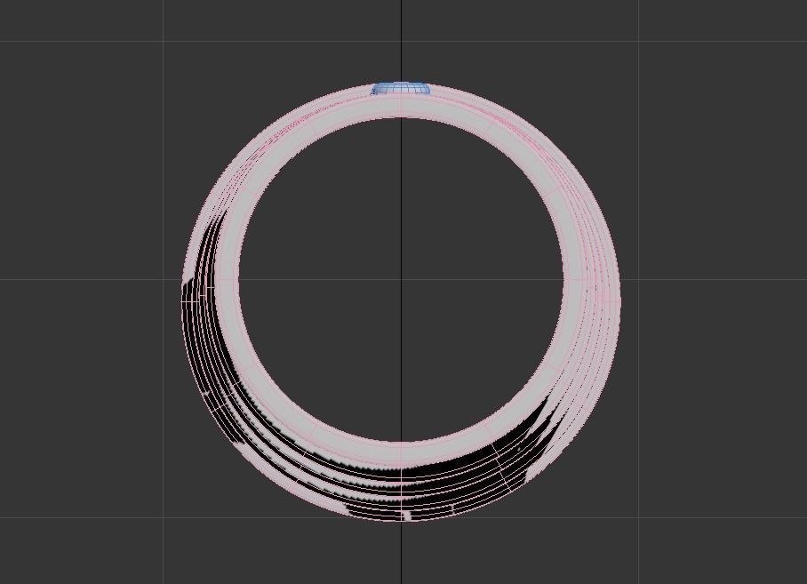 111114 R two phalanges simple ring 3D print model_10