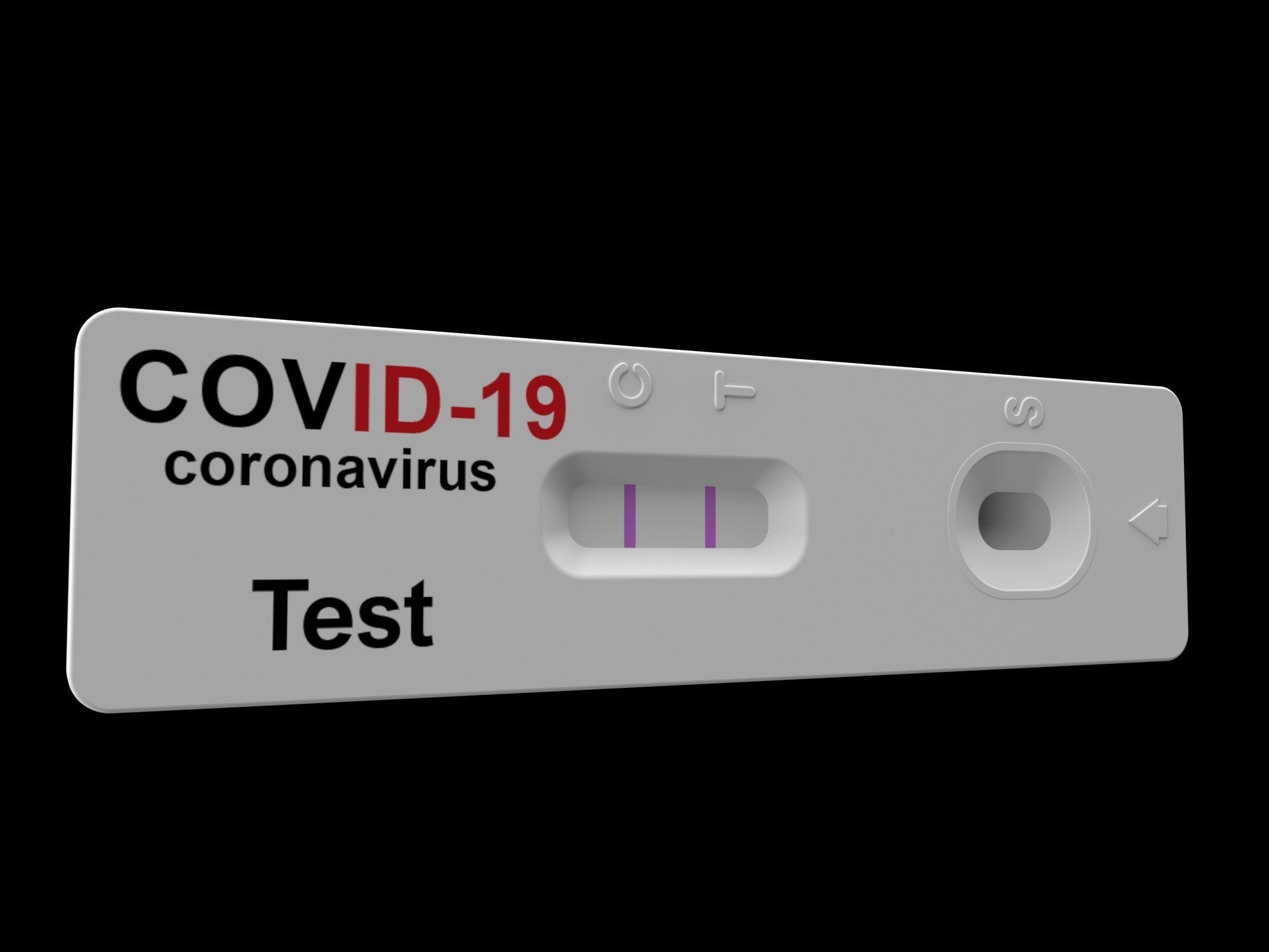 Antigen Test Covid-19 3D model_1