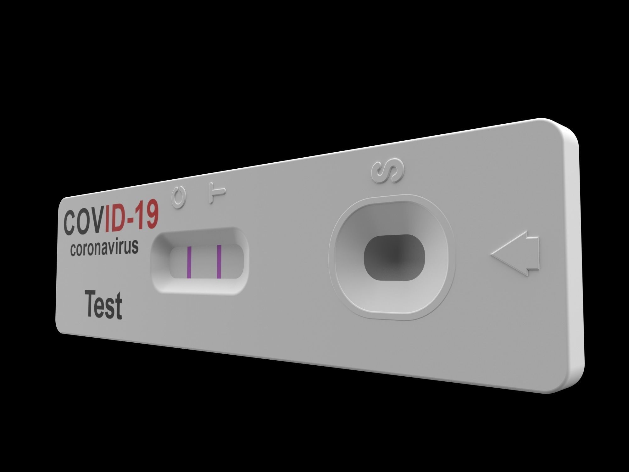 Antigen Test Covid-19 3D model_3
