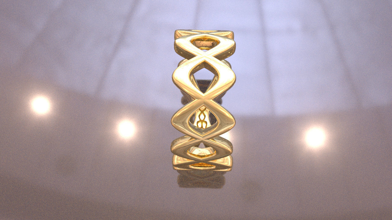 Loop Ring 3D print model_5