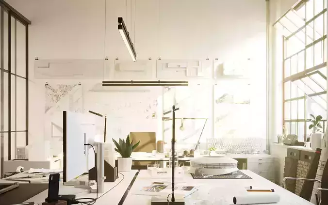 ARCHITECTURE OFFICE HAMBURG HAFEN CITY - Interior scene