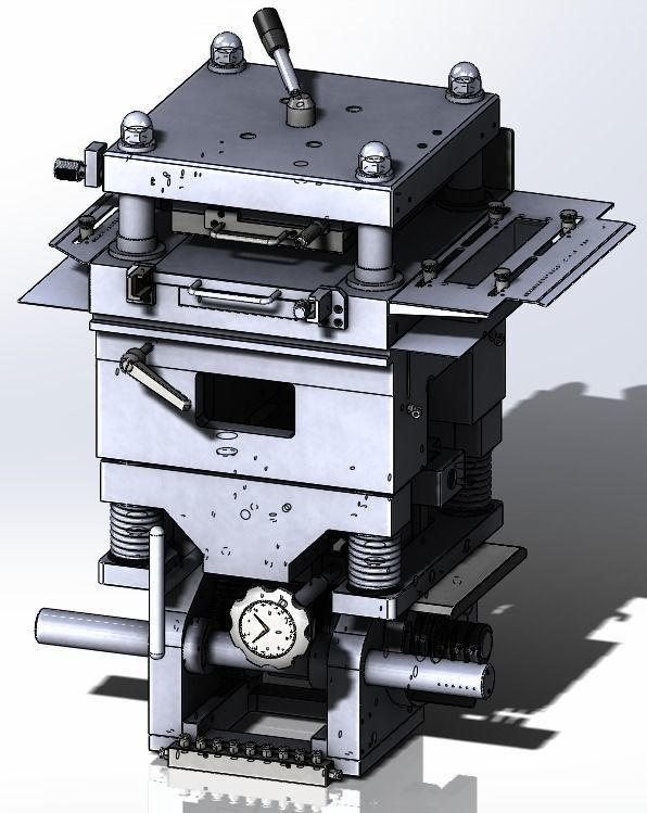 WA300G-Die Cutting machine 3D model_18