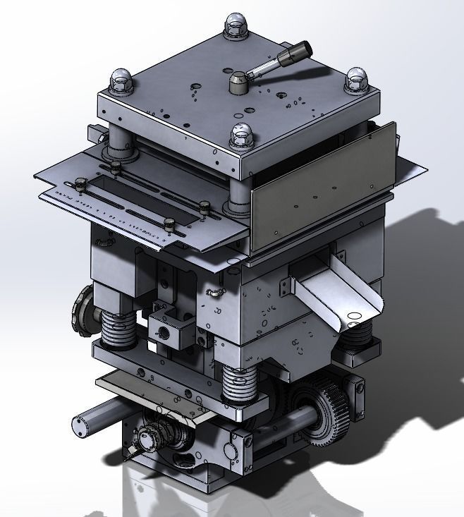 WA300G-Die Cutting machine 3D model_16