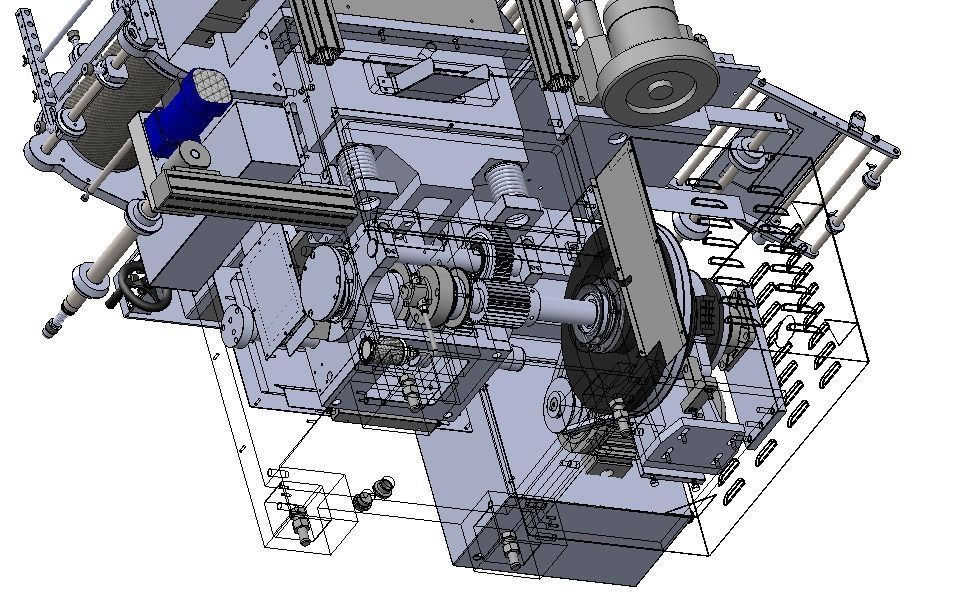 WA300G-Die Cutting machine 3D model_6