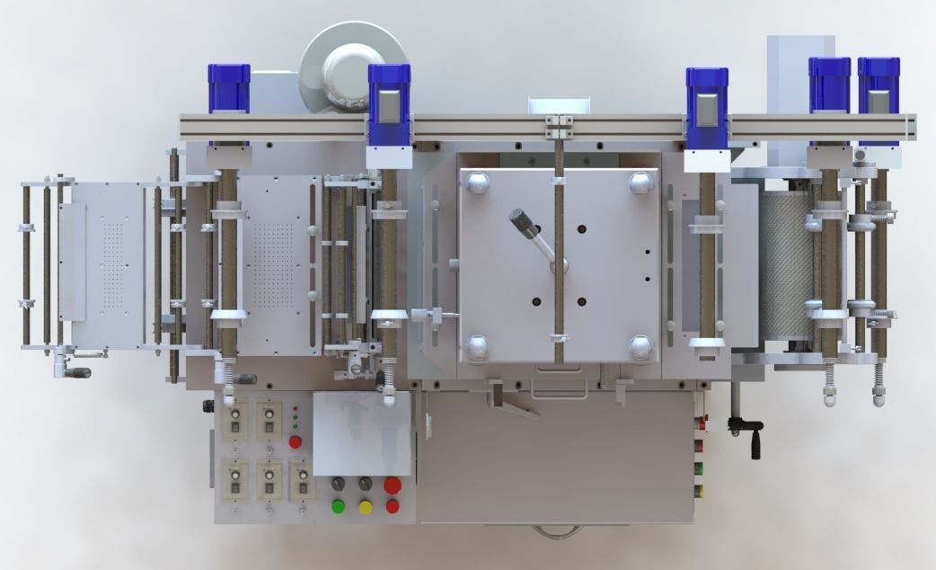 WA300G-Die Cutting machine 3D model_3