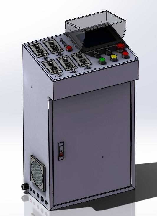 WA300G-Die Cutting machine 3D model_26