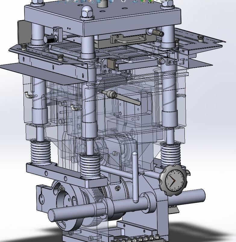 WA300G-Die Cutting machine 3D model_19