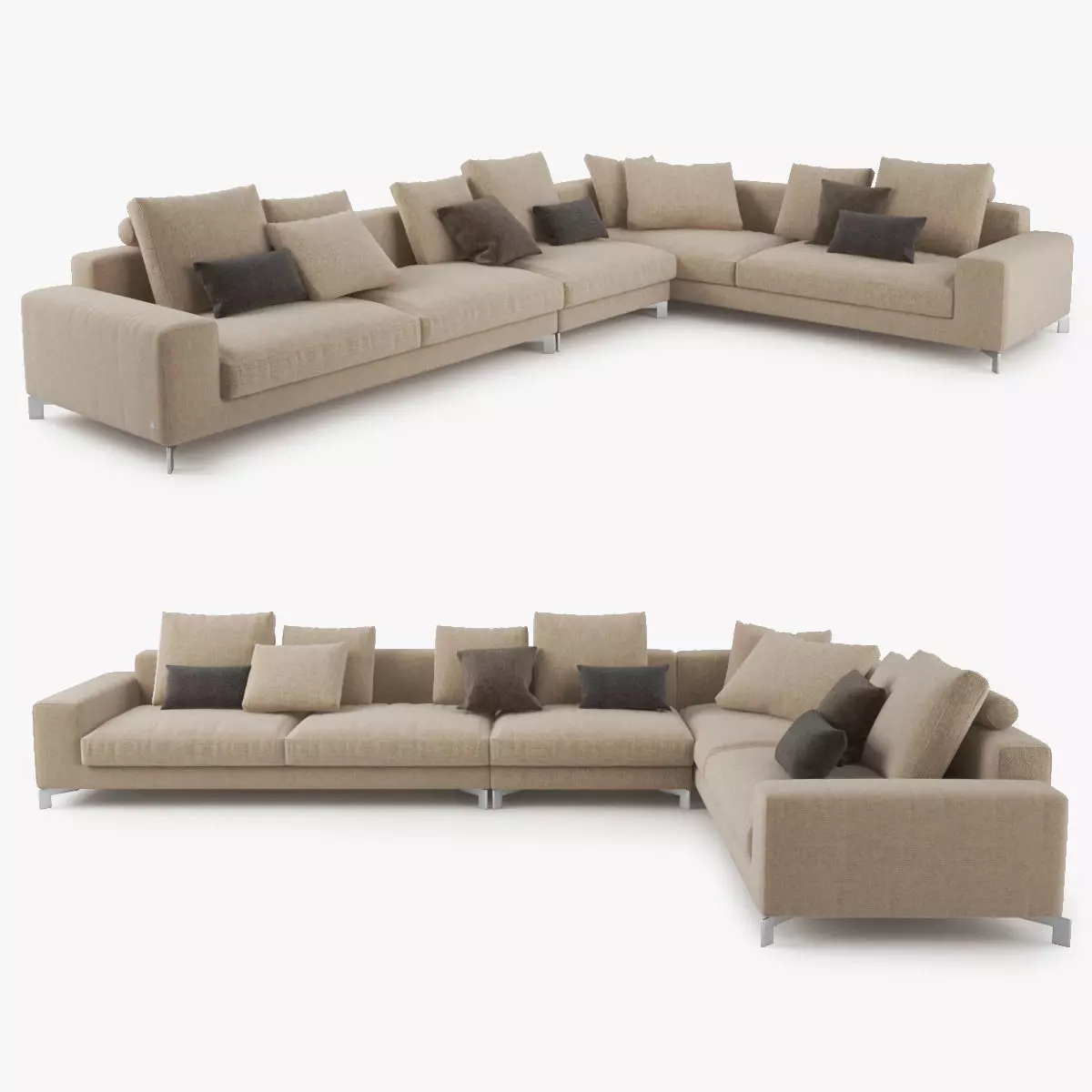 Busnelli Take it Easy Sectional Sofa 3D model