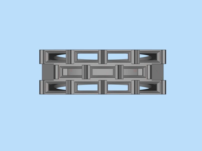 Ring with baguette cut gems 3dm stl 3D print model_27